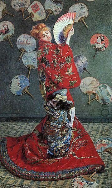 Claude Monet Madame Monet en costume japonais China oil painting art